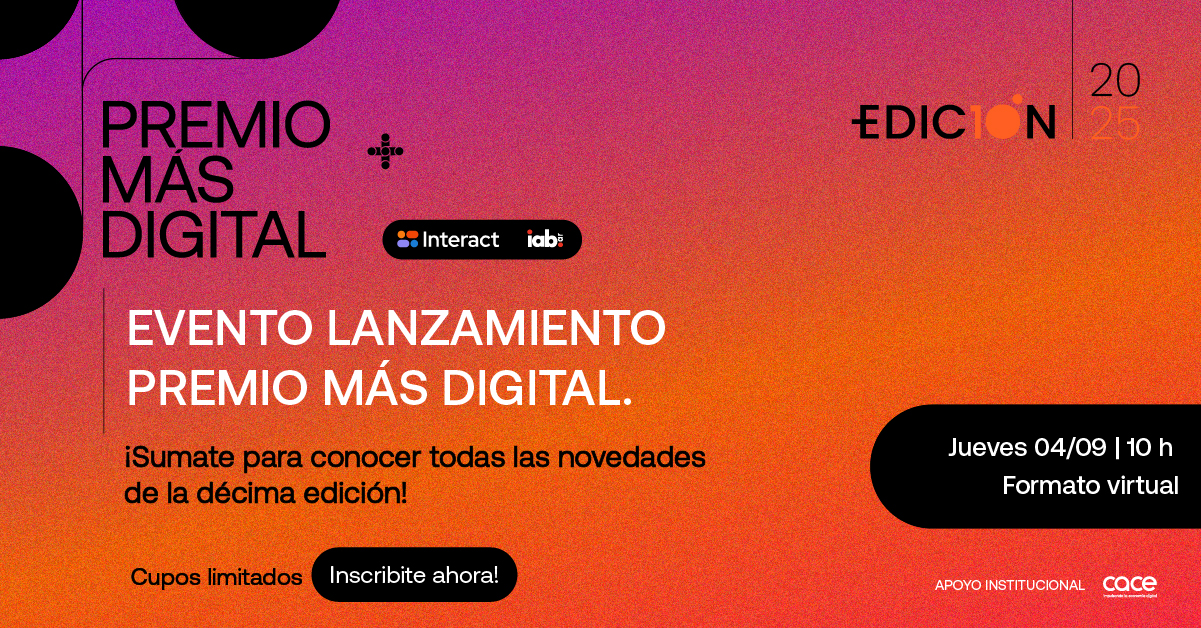 Evento Lanzamiento Premio Más Digital